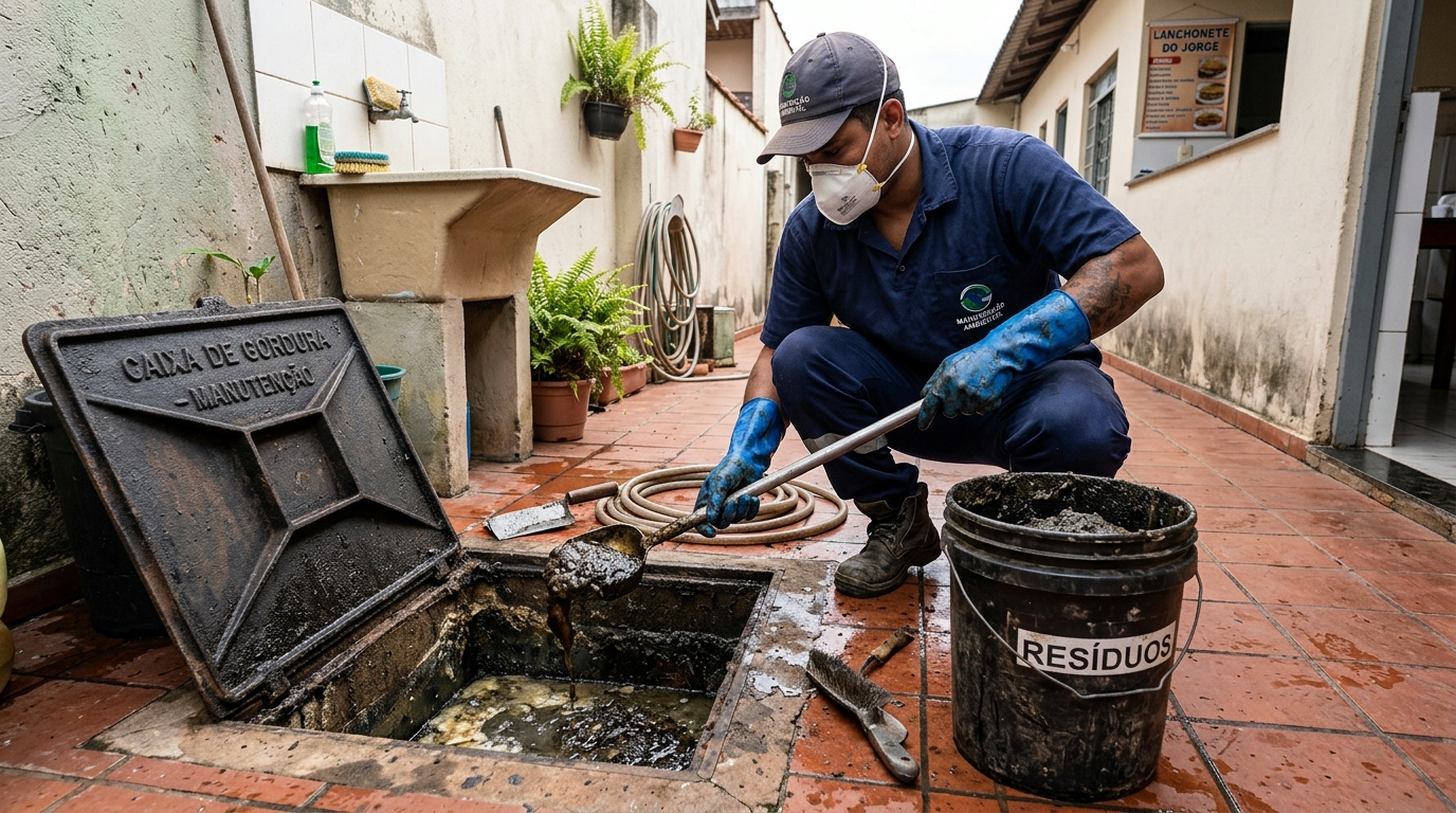 Manutenção de Caixa de Gordura em Jaboatão dos Guararapes‑PE